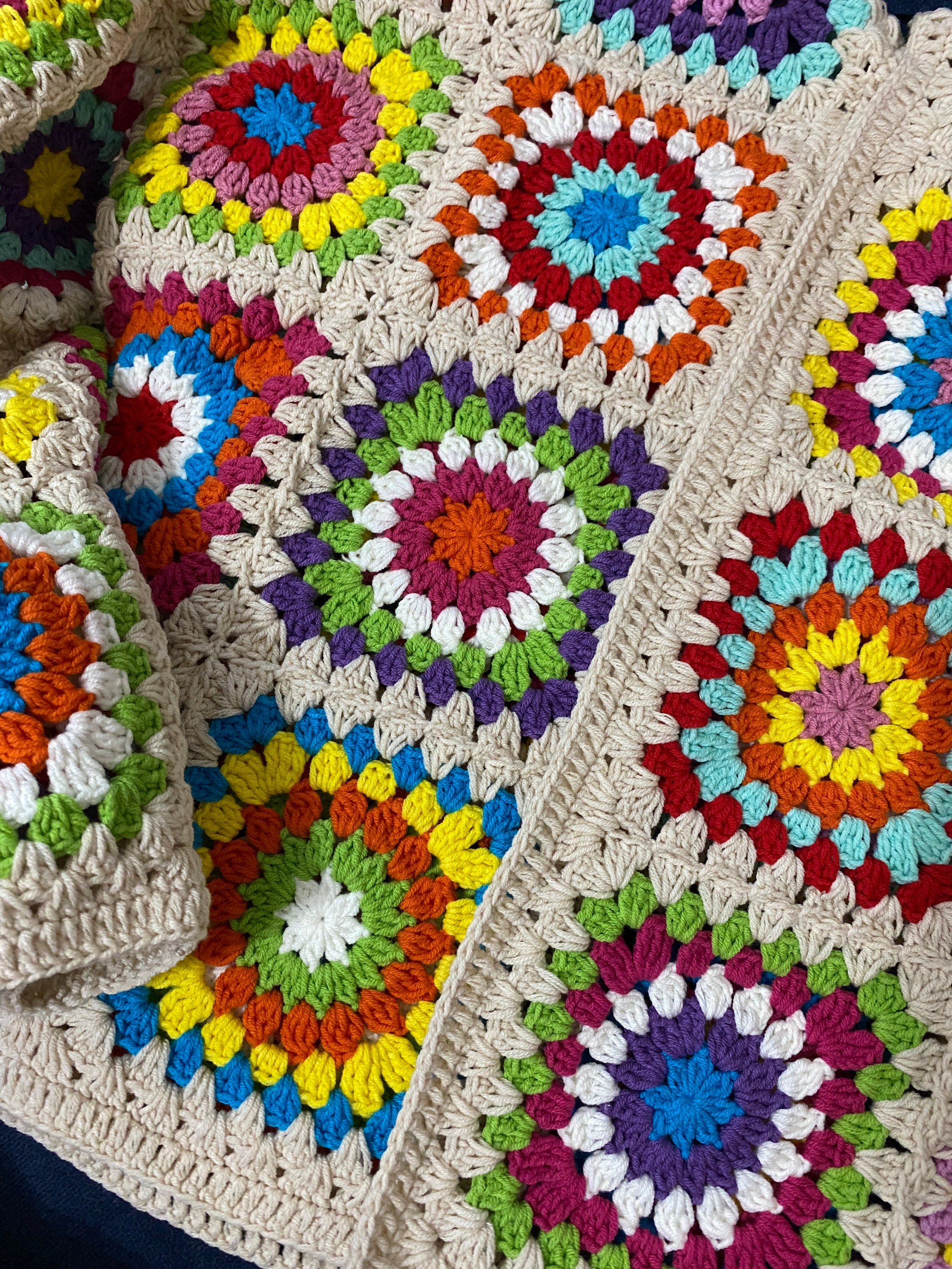 Bohemian Hippie Cardigan Crop Jacket, Colorful Handknit Afghan Style Coat, Summer Cardigan for Beach, Knitted Sweater, Boho Crochet Clothing