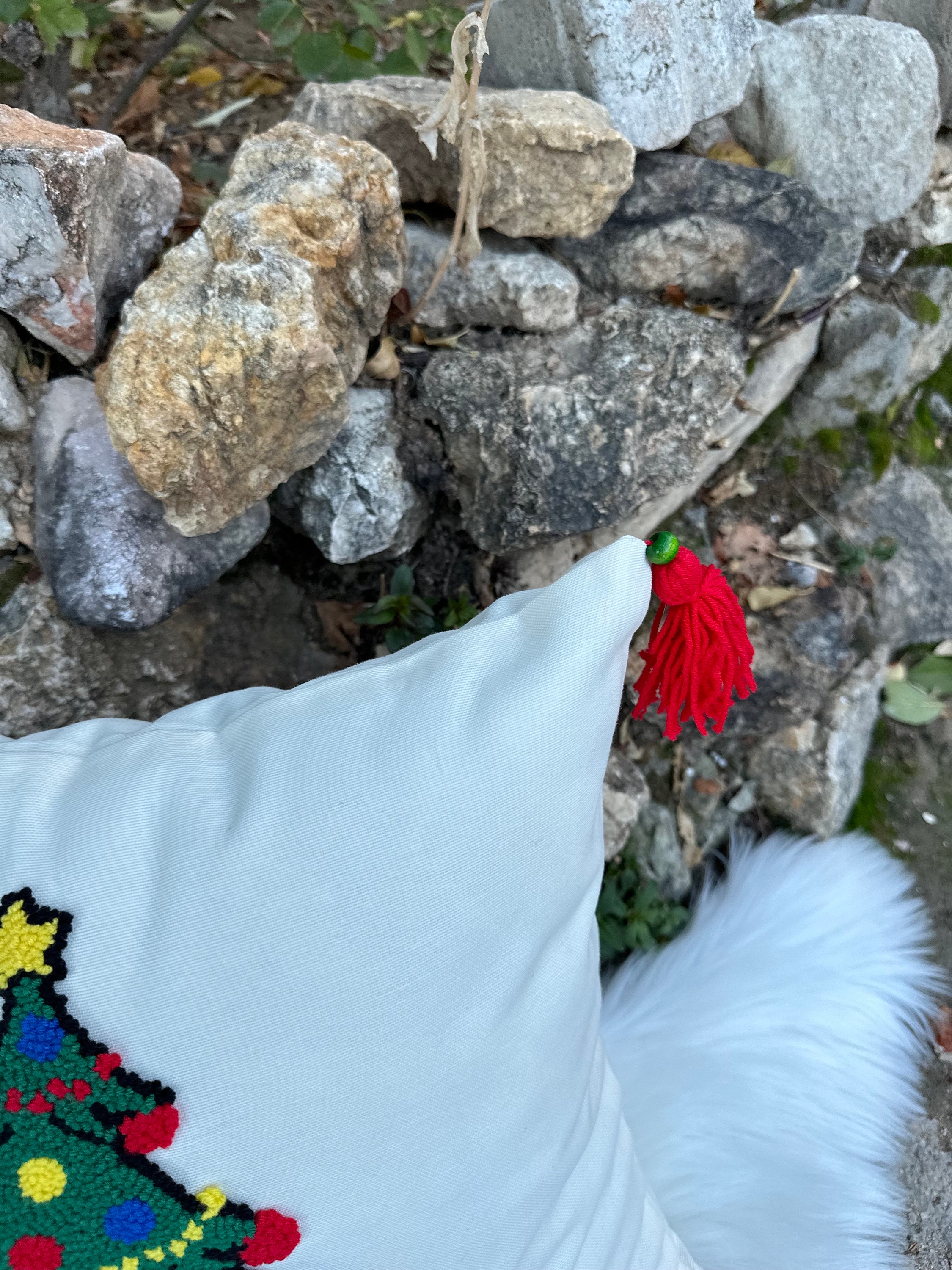 Christmas Tree Pillowcase, Embroidered Pillowcase, Pine Tree Decorated Gift, Christmas Decorated ... — photo 3 of 10