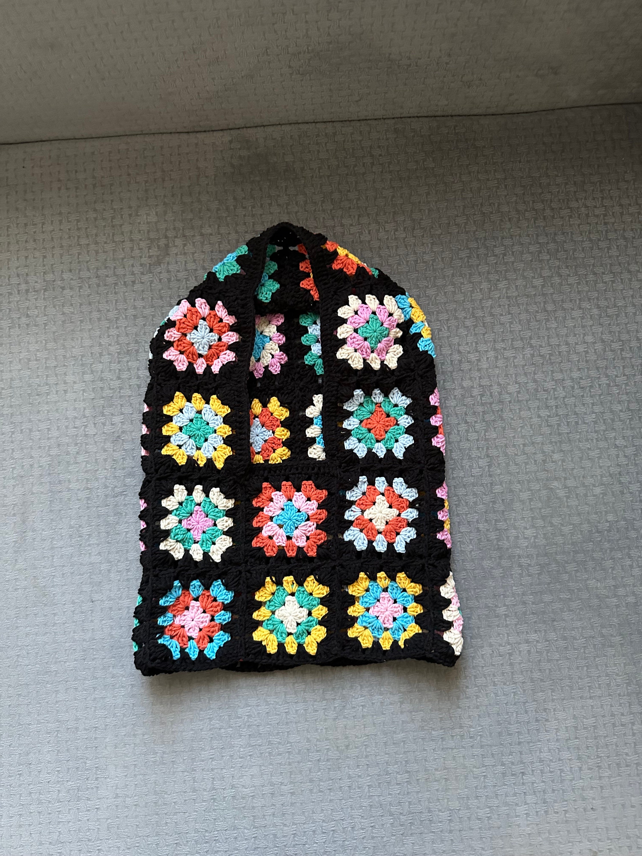 Colorful Balaclava, Crochet Unisex Balaclava, Chic Fashion, Knitted Ski Mask, Granny Square Balac... — photo 5 of 10