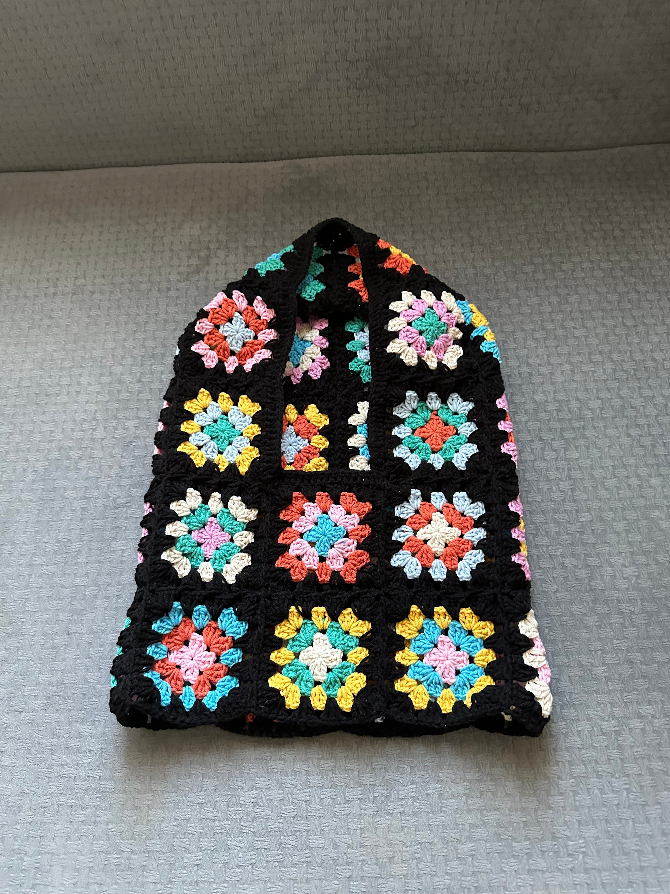 Colorful Balaclava, Crochet Unisex Balaclava, Chic Fashion, Knitted Ski Mask, Granny Square Balac... — photo 3 of 10