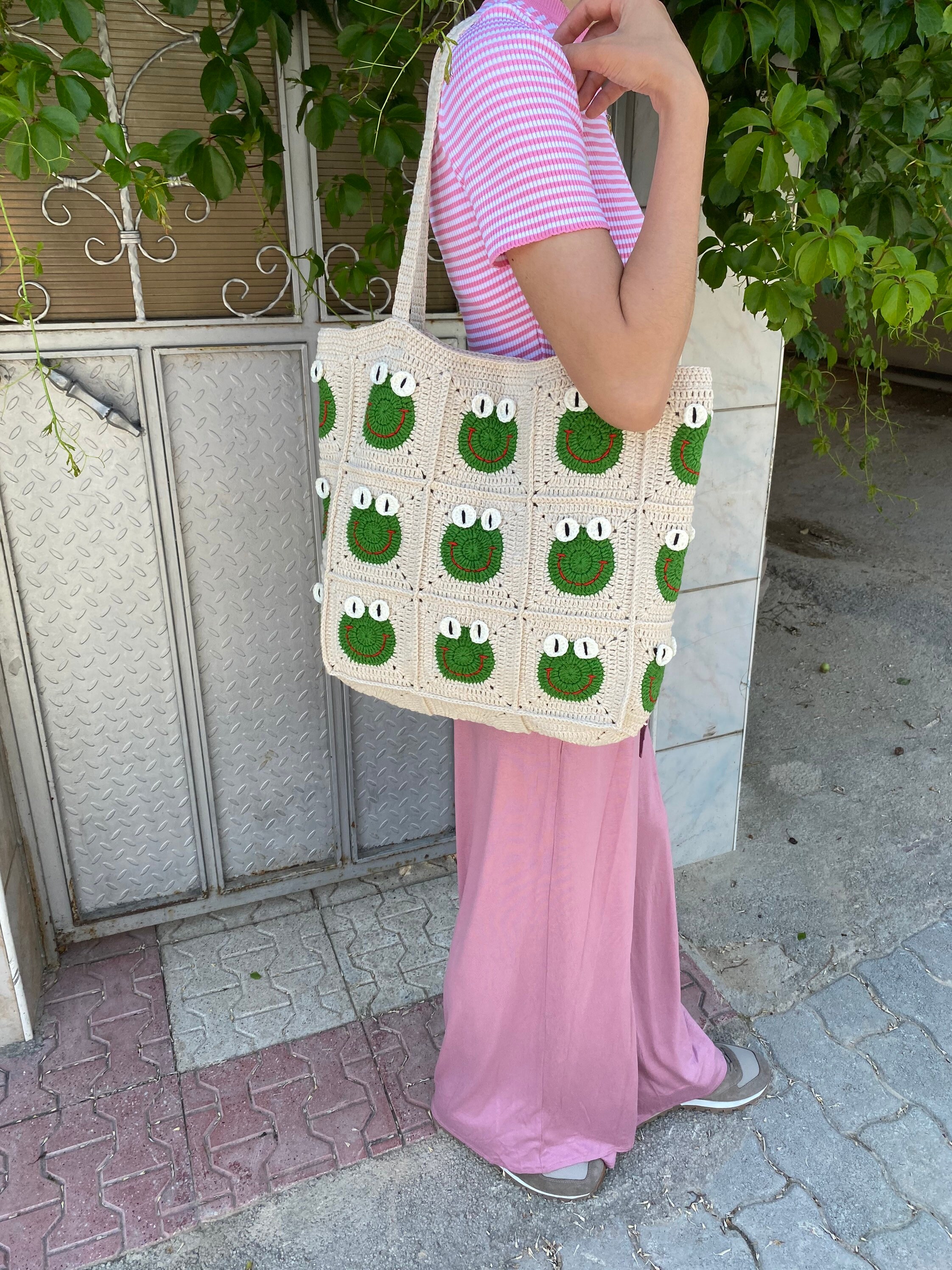 Crochet Animal Bag, Granny Square Bag, Crochet Tote Purse, Summer Bag, Knitting Crochet Animal Ba... — photo 6 of 10