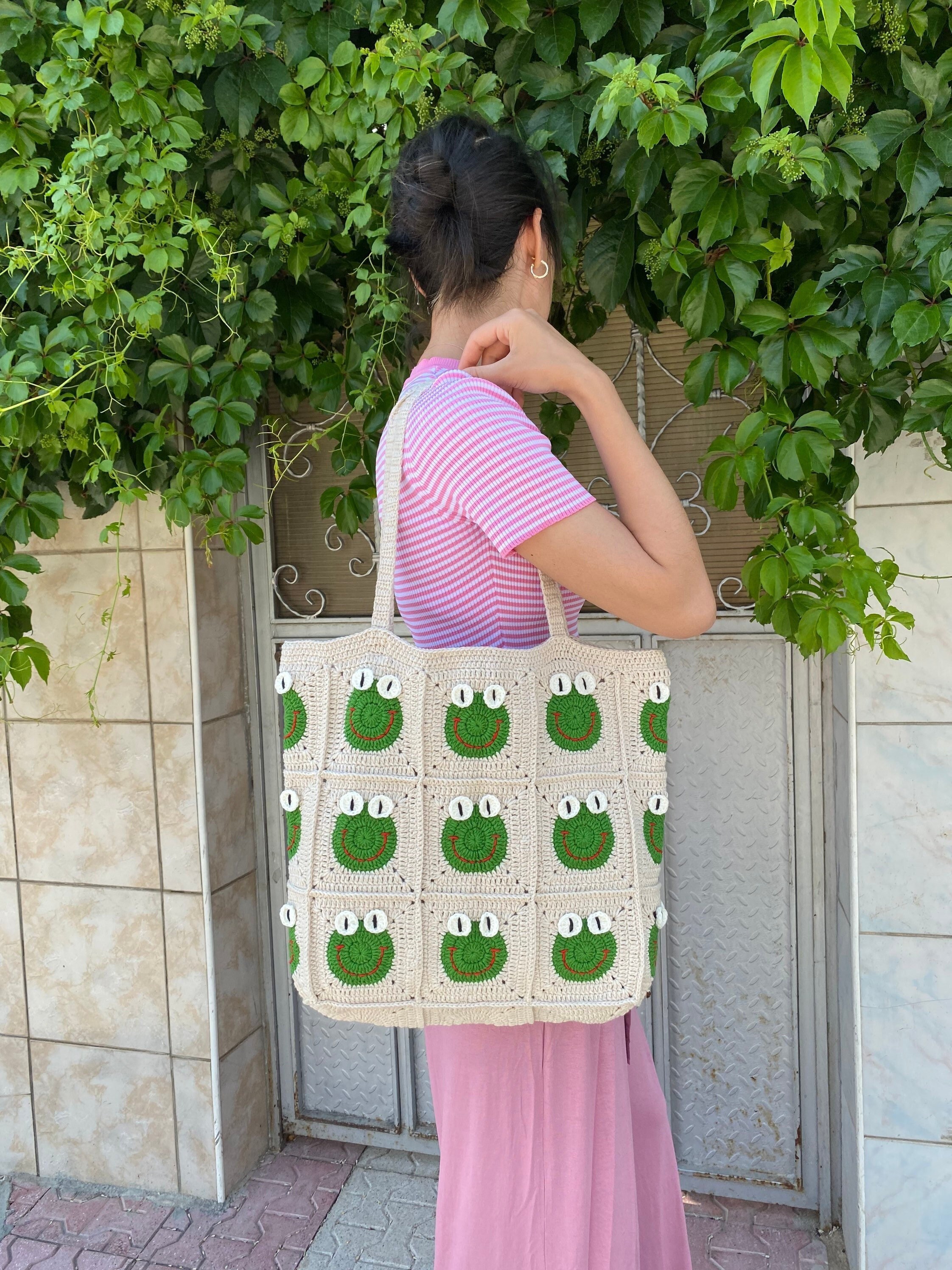 Crochet Animal Bag, Granny Square Bag, Crochet Tote Purse, Summer Bag, Knitting Crochet Animal Ba... — photo 7 of 10