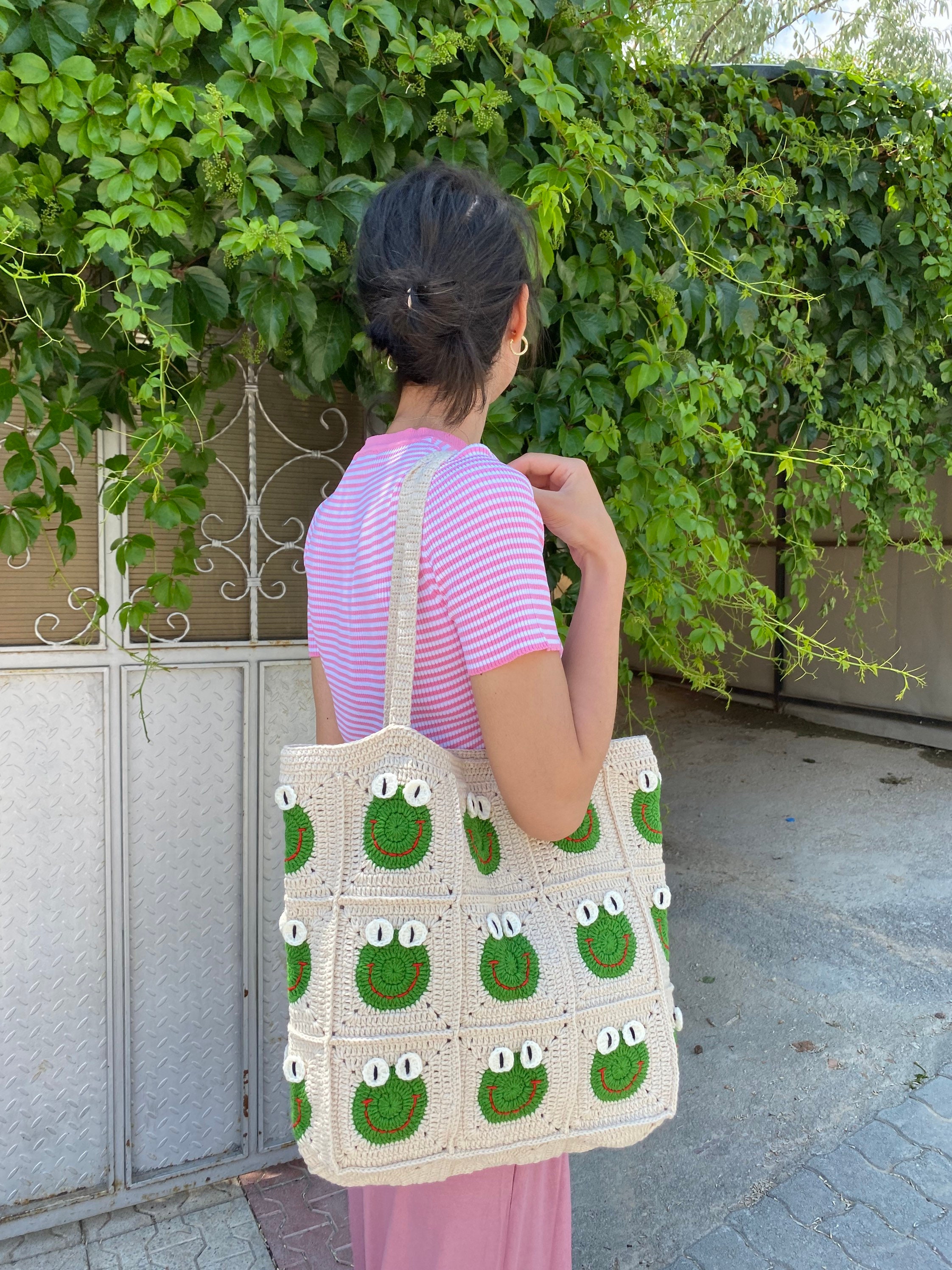 Crochet Animal Bag, Granny Square Bag, Crochet Tote Purse, Summer Bag, Knitting Crochet Animal Ba... — photo 2 of 10