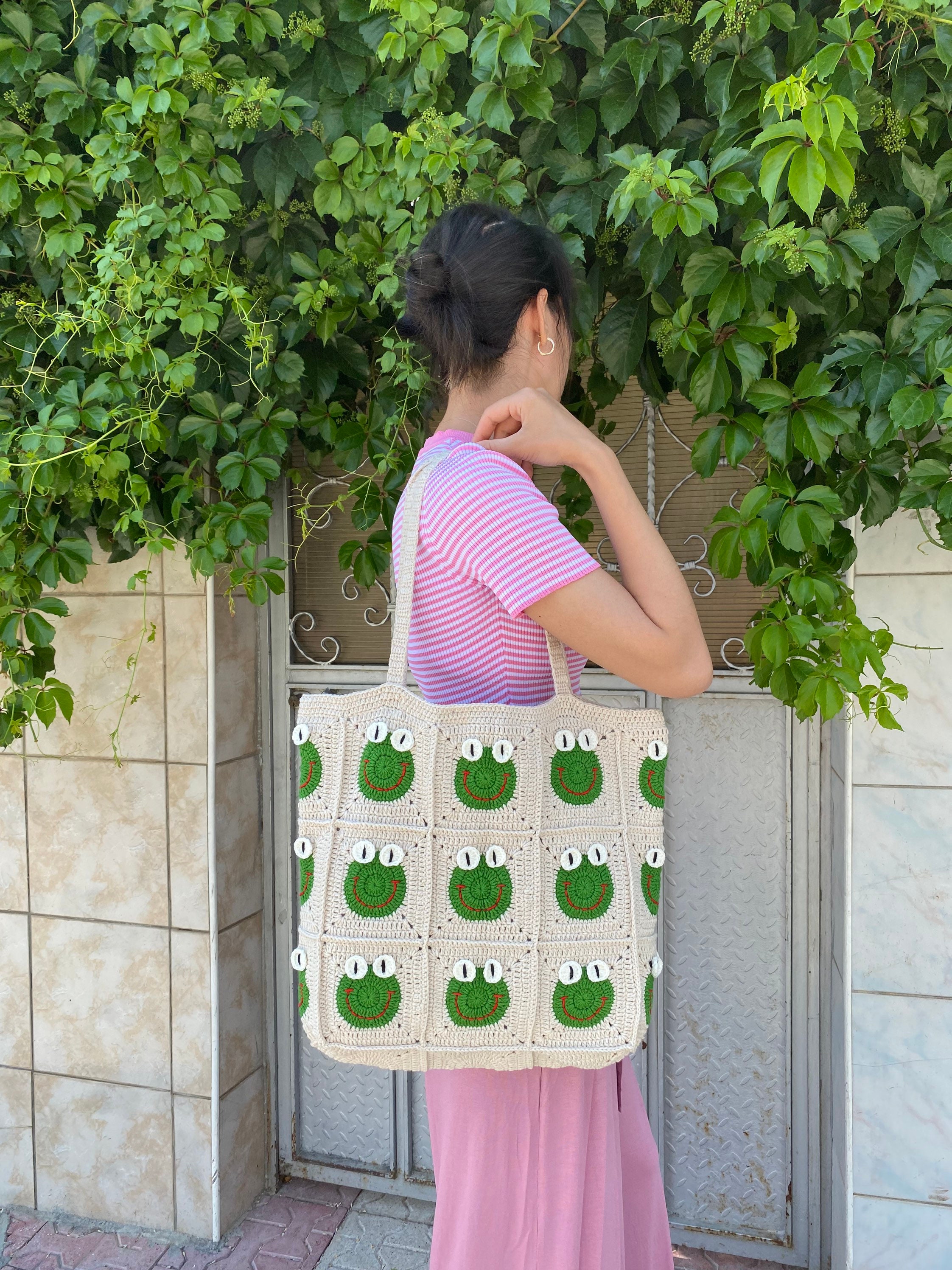 Crochet Animal Bag, Granny Square Bag, Crochet Tote Purse, Summer Bag, Knitting Crochet Animal Ba... — photo 4 of 10