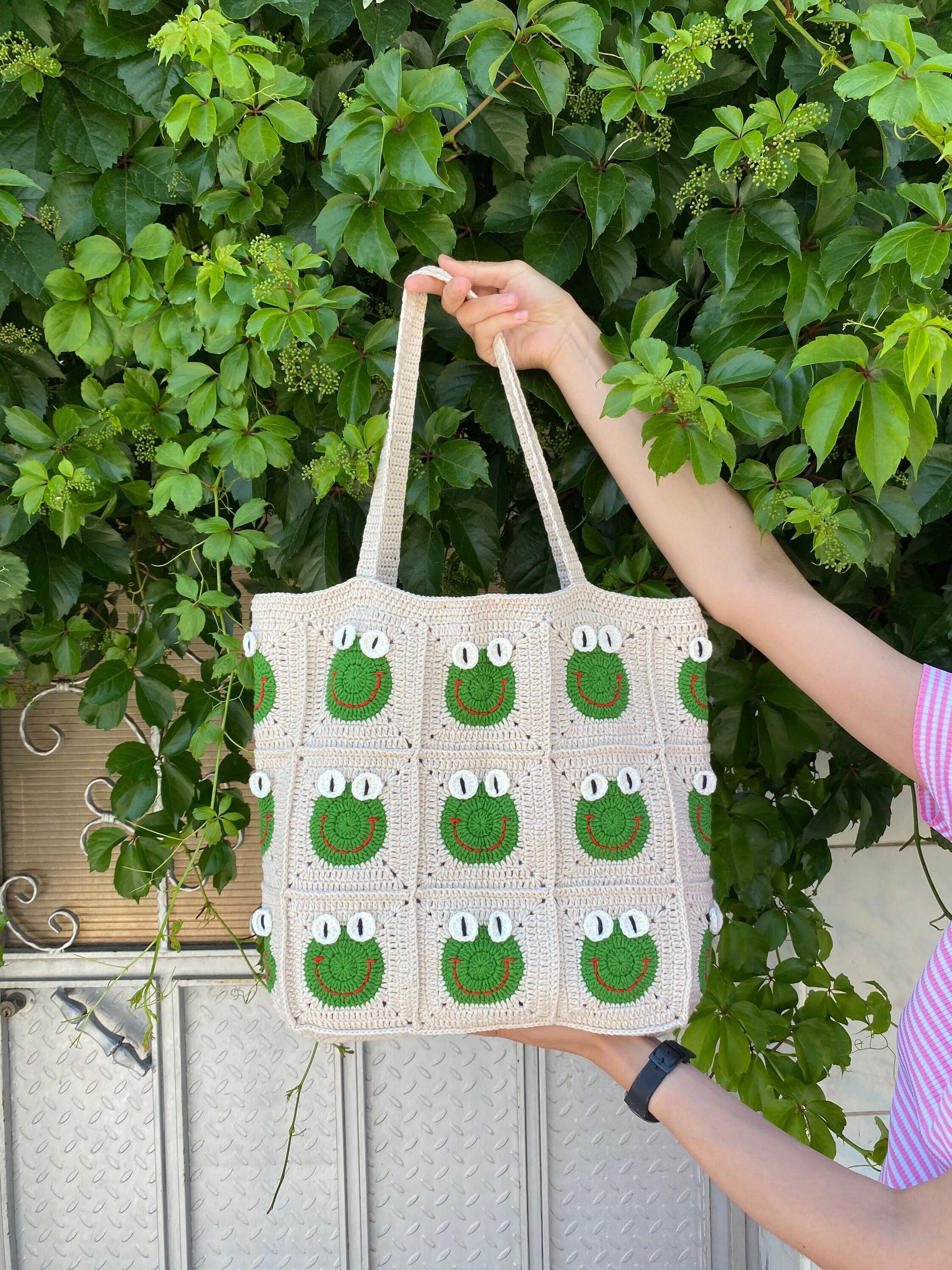 Crochet Animal Bag, Granny Square Bag, Crochet Tote Purse, Summer Bag, Knitting Crochet Animal Ba... — photo 5 of 10