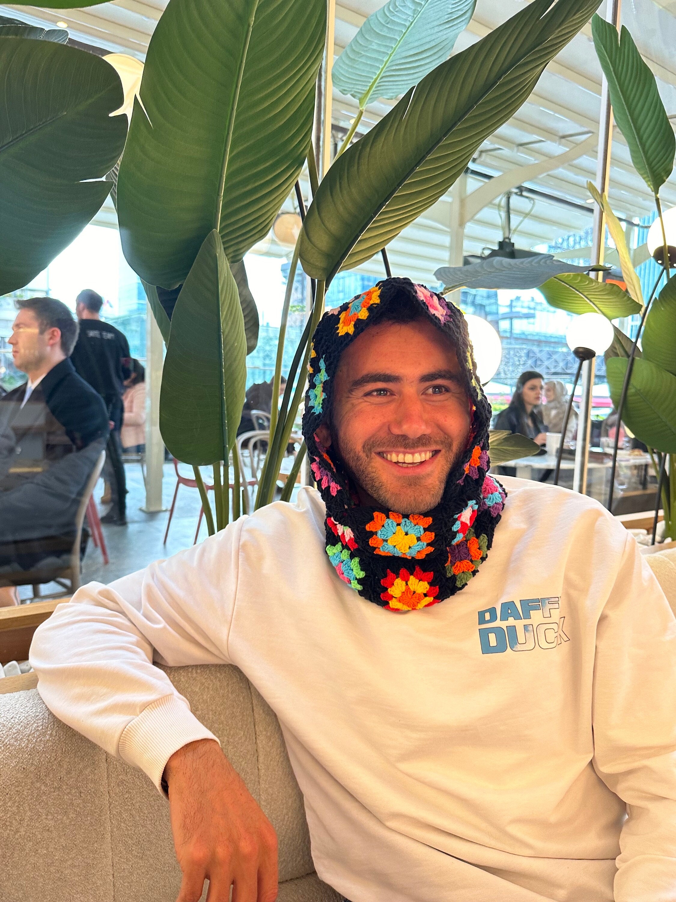 Granny Square Balaclava, Colorful Balaclava, Crochet Balaclava, Crochet Hoodie, Balaclava Fashion... — photo 6 of 10