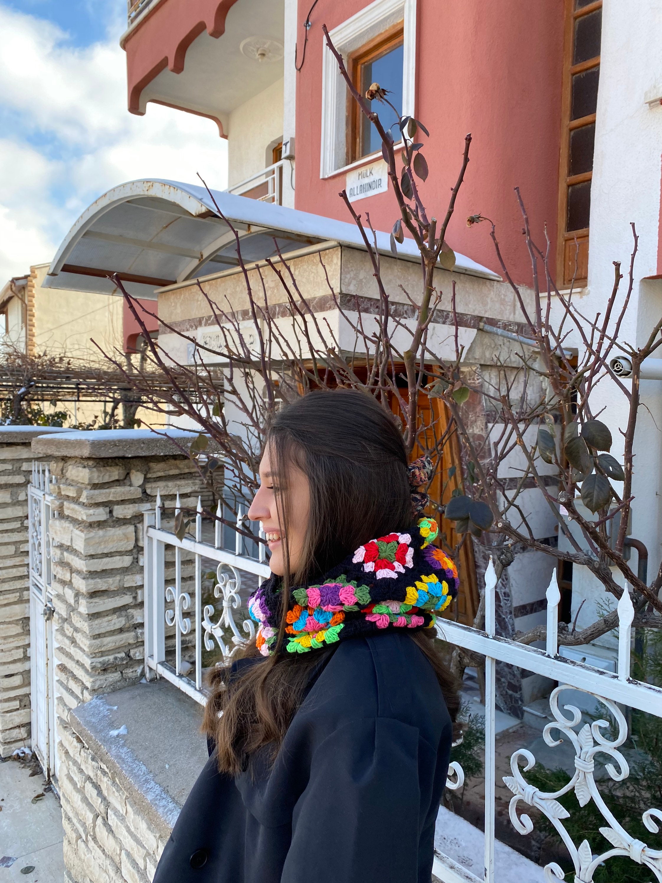 Granny Square Balaclava, Colorful Balaclava, Stylish Balaclava, Crochet Hoodie, Balaclava Fashion... — photo 7 of 10