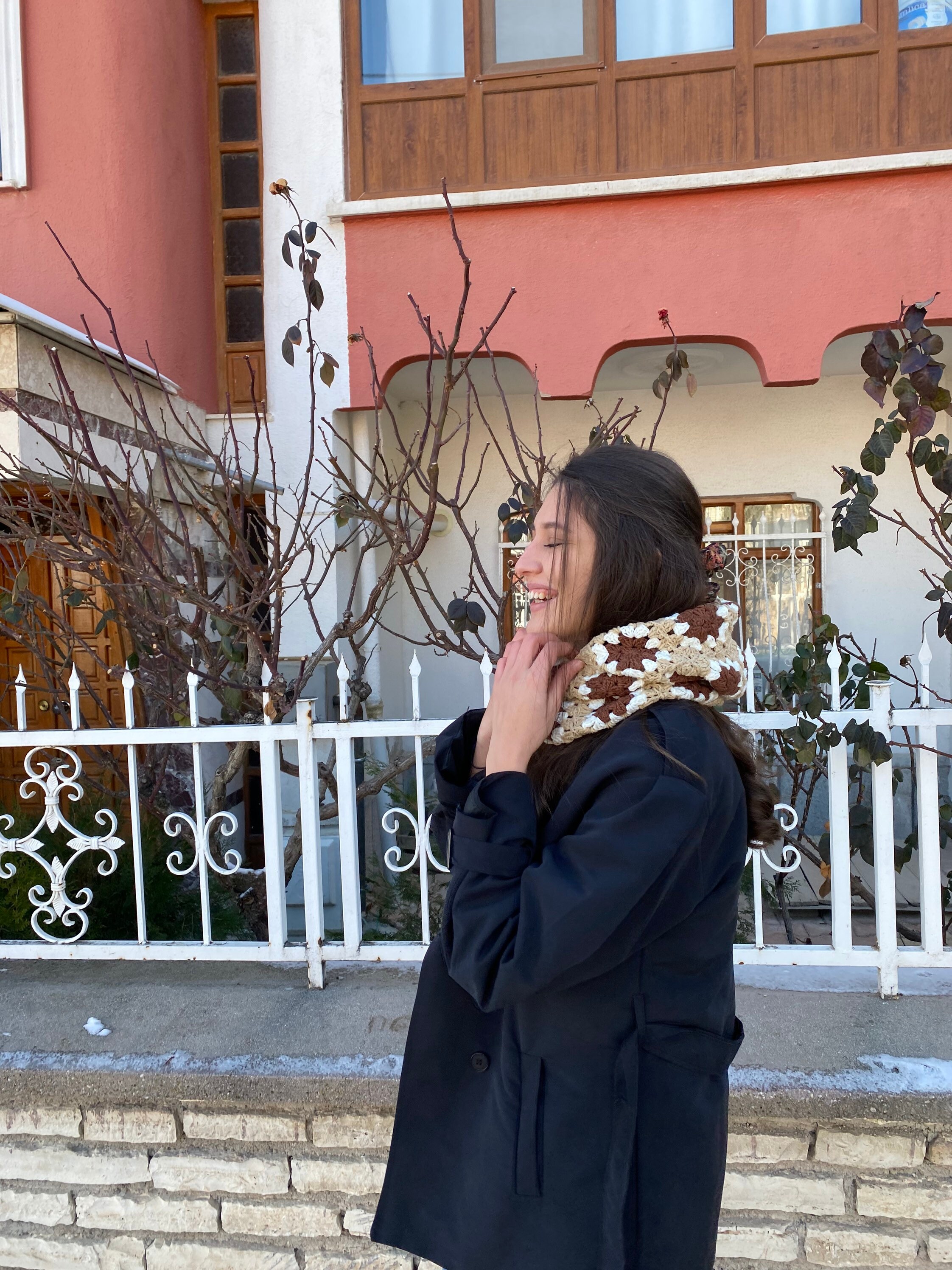 Granny Square Balaclava, Colorful Winter Hat, Stylish Balaclava, Crochet Hoodie, Balaclava Fashio... — photo 7 of 10