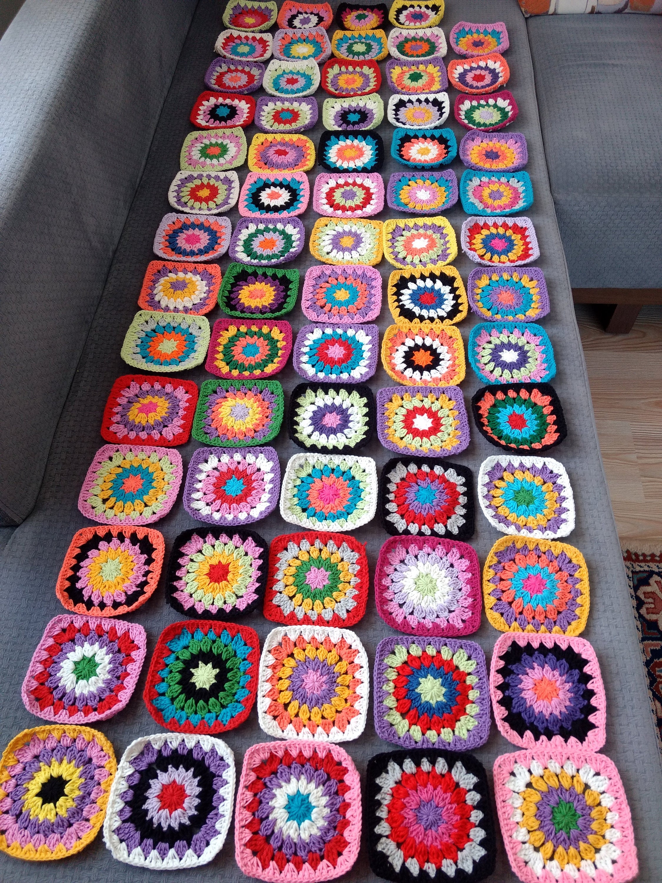 Granny Square Cardigan, Boho Cardigan, Granny Square Coat, Hand Knit Cardigan, Afghan Jacket