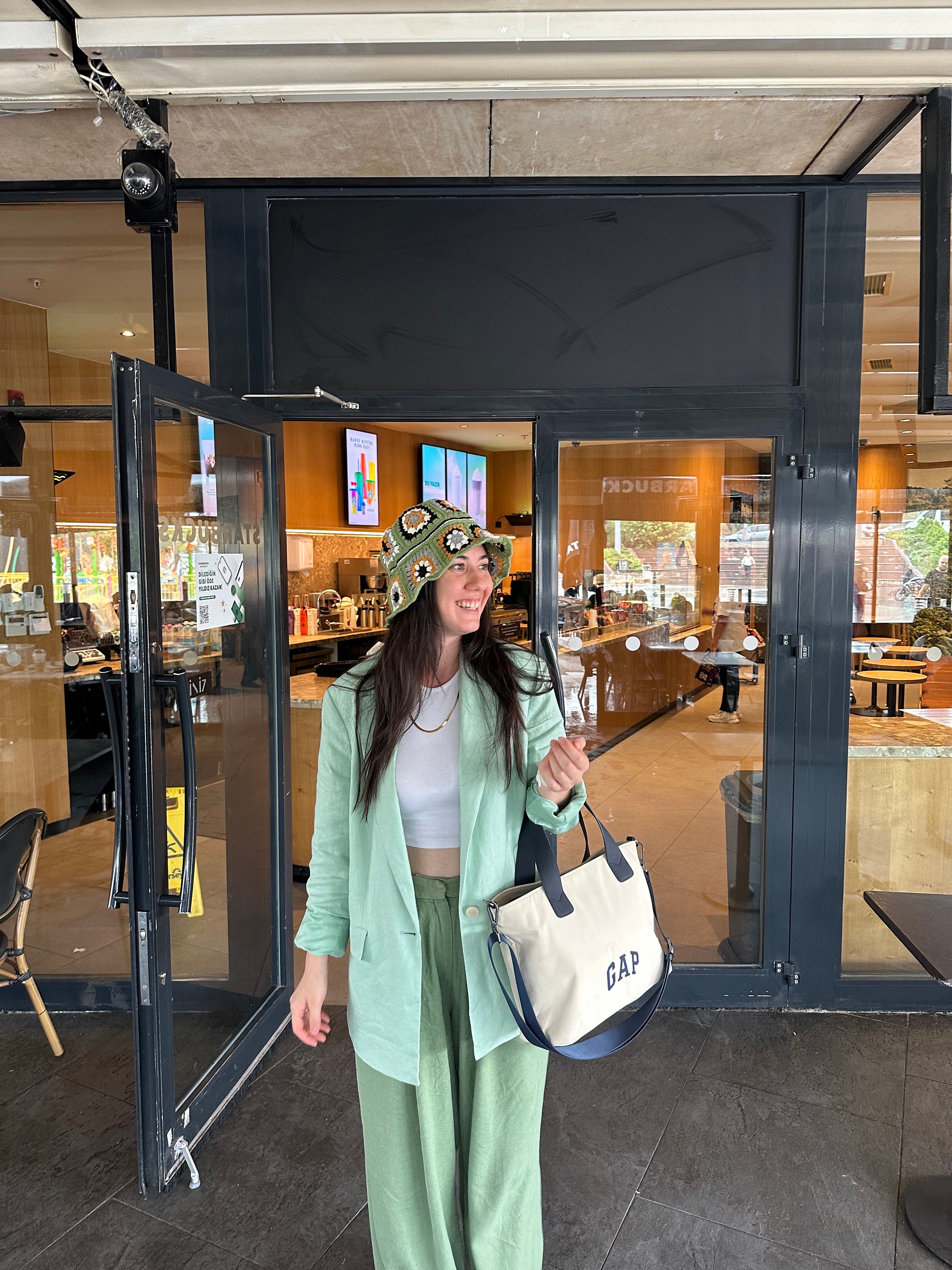 Granny Square Hat, Cotton Bucket Hat, Luxury Knit Hat, Stylish Crochet Hat, Festival Hat, Boho Bu... — photo 7 of 10