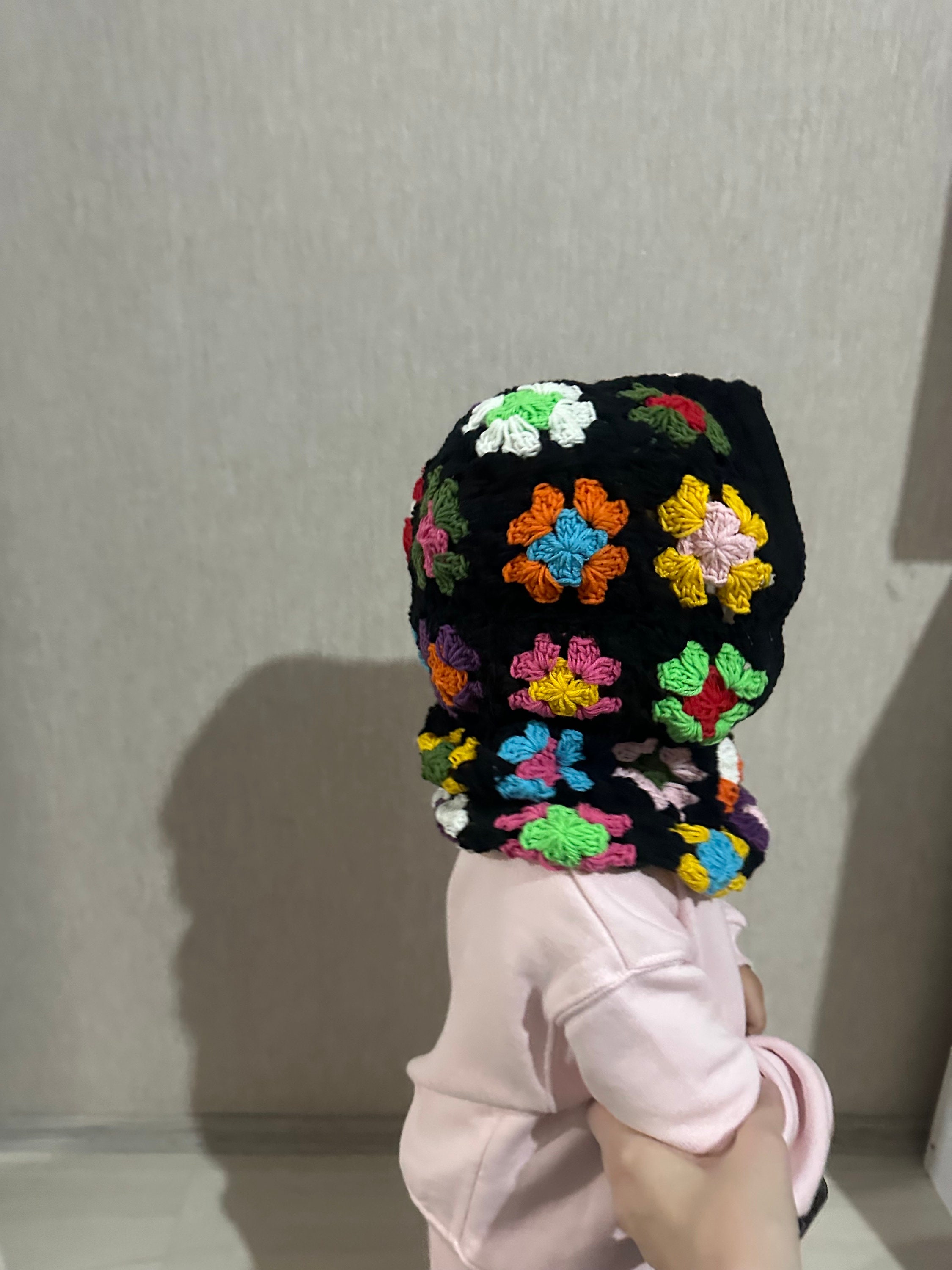 Handmade Granny Square Balaclava: Perfect Kids Balaclava and Christmas Gifts for Boys, Girls, and... — photo 6 of 10