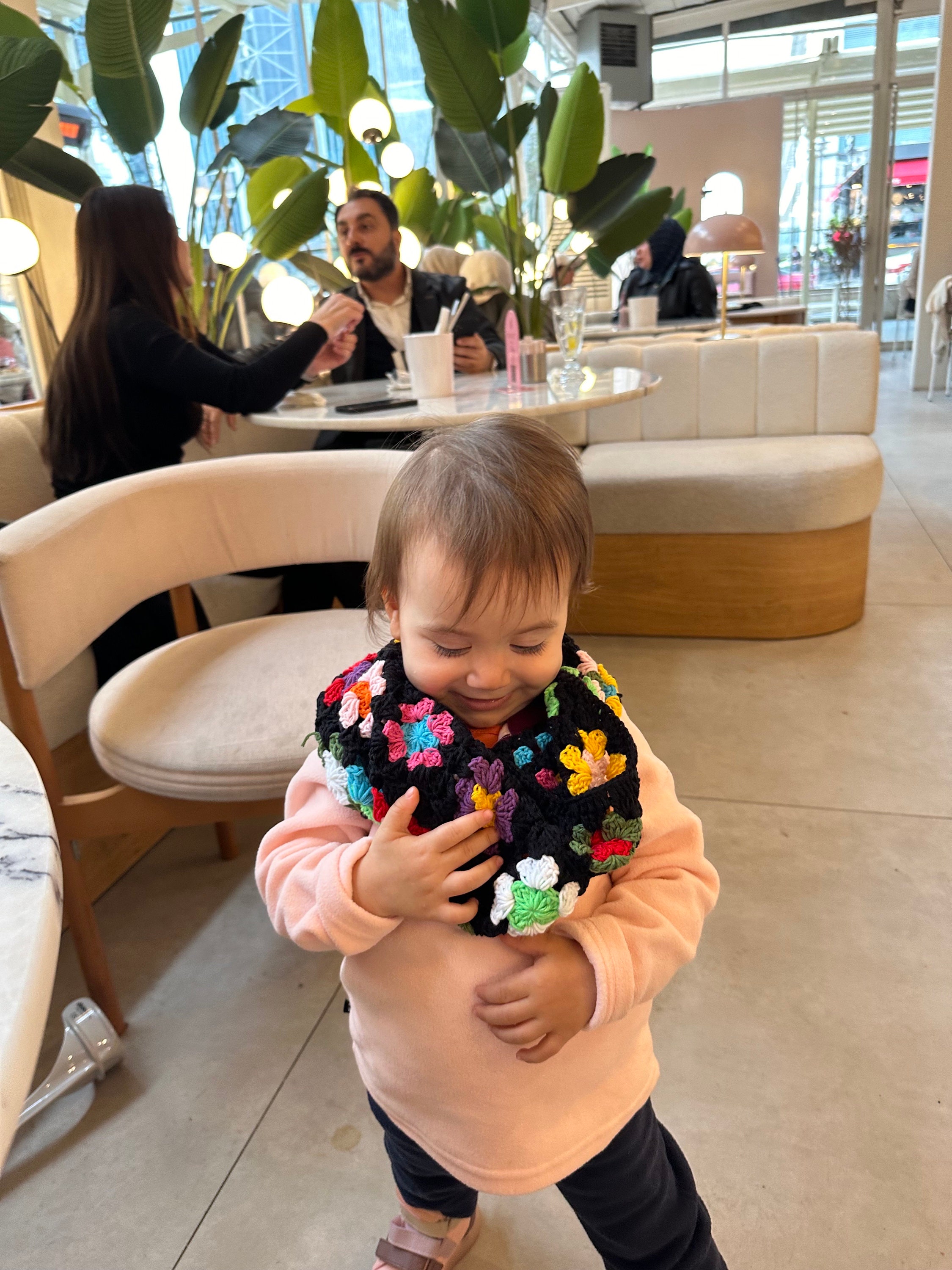 Handmade Granny Square Balaclava: Perfect Kids Balaclava and Christmas Gifts for Boys, Girls, and Newborns!