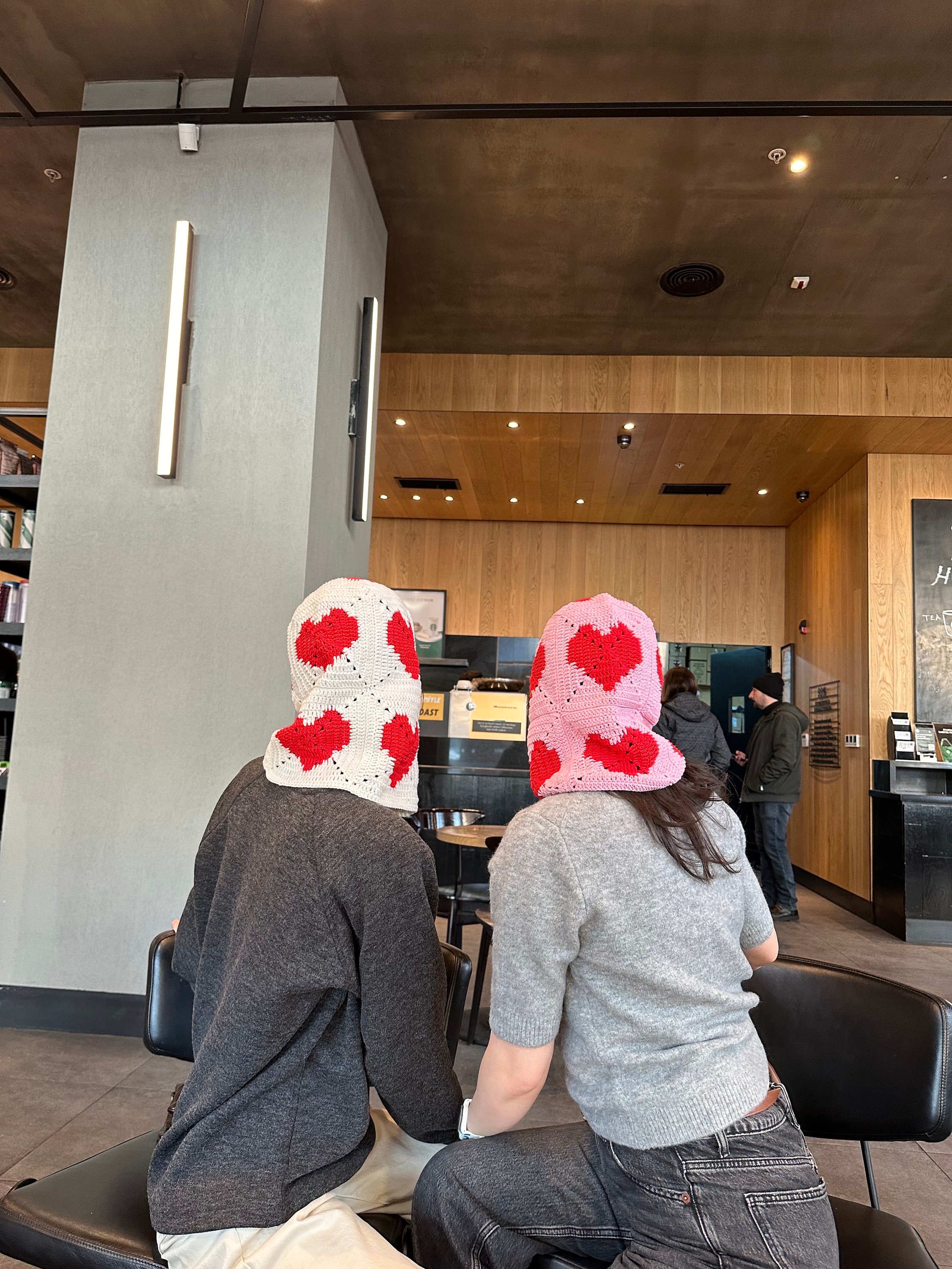 Heart Love Balaclava, Crochet Balaclava, Granny Square Hat, Unisex Balaclava, Valentine Crochetin... — photo 7 of 10