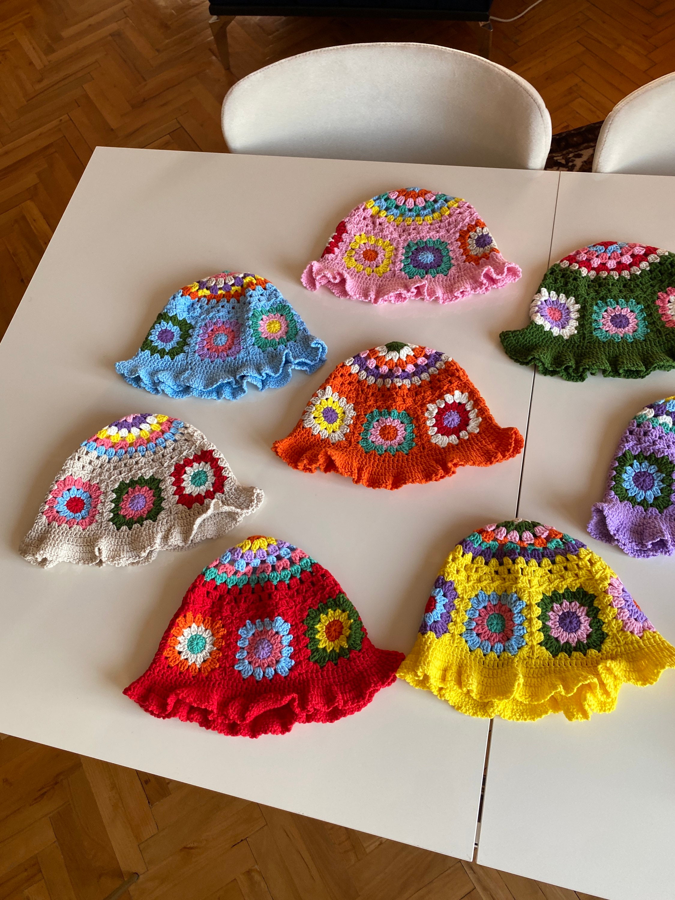 Knit Bucket Hat, Winter Bucket Hat, Crochet Bucket Hat, Festival Hat, Hippi Hat, Harry Style Buck... — photo 3 of 10