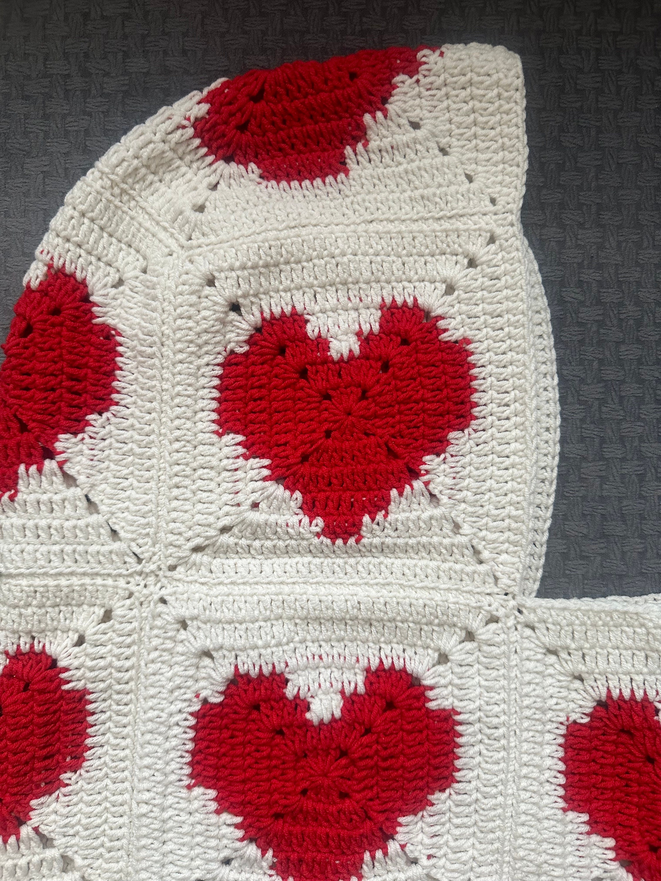 Love Balaclava, Granny Square Hat, Crochet Heart Balaclava, Unisex Balaclava, Valentine Crochetin... — photo 7 of 10